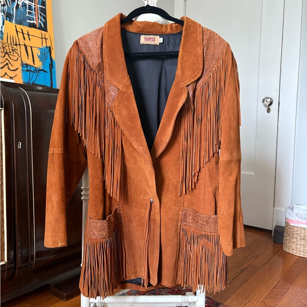 Vintage Phoenix U.S.A. Frontier Collection Suede Fringe Jacket